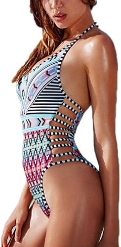 CDGQBIU Sexy Printing One Piece Swimsuit Bodysuit Women Swimwear Trikinis