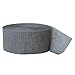 Premium Grey Crepe Paper Streamer - 81 ft (1 Pc) - Perfect for Birthdays, Weddings, and Events