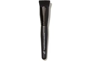 e.l.f. Triangular Buffing Foundation Brush, Flat-Top Makeup Brush For Applying Foundation Evenly, Made With Synthetic Bristle