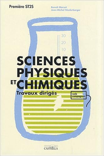 Sciences Physiques Et Chimiques 1e St2s Travaux Diriges Amazon Fr Marsat Benoit Niederberger Jean Michel Livres