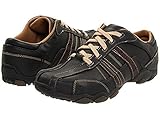 Skechers USA Men's Diameter Vassell Oxford,Black/Tan,14 M US