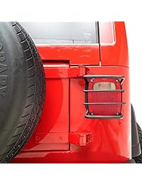 E Autogriles, protector de acero negro texturado para luz trasera de Jeep Wrangler, (51 0010)