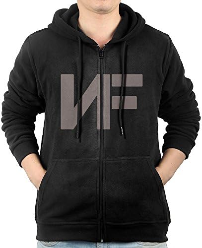 Men's NF Rapper Full Zipper Pocket Hooded Sweashirt Large
