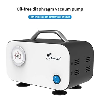 Hanmiao Handheld Lab Oil Free Diaphragm Vacuum Pump 10l Min Portable Adjustable Pressure Pump 0 75kp Amazon Co Uk Business Industry Science