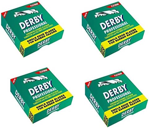 Derby Razor Barcode سعر the shave factory Derby Professional Razor Blades 4 x Pack of 100 ...