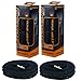 Bike A Mile Continental GatorSkin Bike Tires Set of 2 - with Continental Inner Tube Presta Valve Set of 2 - with a Reflective Safety Armband