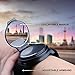 ICOCOPRO Bike Rear View Mirror-Slim Fit, Rotatable & Collapsible Mirror Bike Backeye Adjustable Armband Wrist Wear Bike Mirror for Safety Rear View Biking