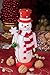 Clever Creations Snowman 10 Inch Traditional Wooden Nutcracker, Festive Christmas Décor for Shelves and Tables