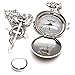 Powshop Fullmetal Alchemist Anime Pocket Watch with Necklace & Ring Anime Pocket Watches for Cosplay Gift