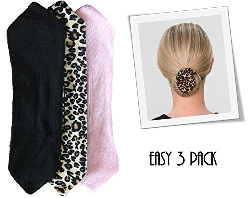 UPC 748252319395, Beverly Hills Hair Twist One Minute Hair Bun Maker-Stylish Updos, French Twists and Your Favorite Bun Styles-Includes 3 Stay Put Plush Fashion Accessories (Black, Leopard, Pink) with Style Guide