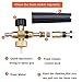 Jinwen 123 Foam Cannon Adjustable Snow Foam Lance Foam Cannon Foam Blaster 1/4