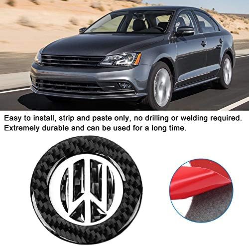 大注目 Gorgeriカーボンファイバー車のステアリングホイールエンブレムフィラーデカールステッカー車の装飾cc 正規店仕入れの