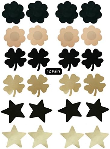 Women Breast Petals Sexy Pasties Nipple Covers Bra Pad Disposable 12Pairs