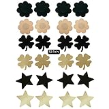 Women Breast Petals Sexy Pasties Nipple Covers Bra Pad Disposable 12Pairs