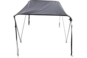 TOTITOM Boat Umbrella, Boat Shade Canopy, Aluminum Alloy Rod 210D Coated Oxford Cloth Sunshade for Inflatable Dinghy Canoe Kayak Boat