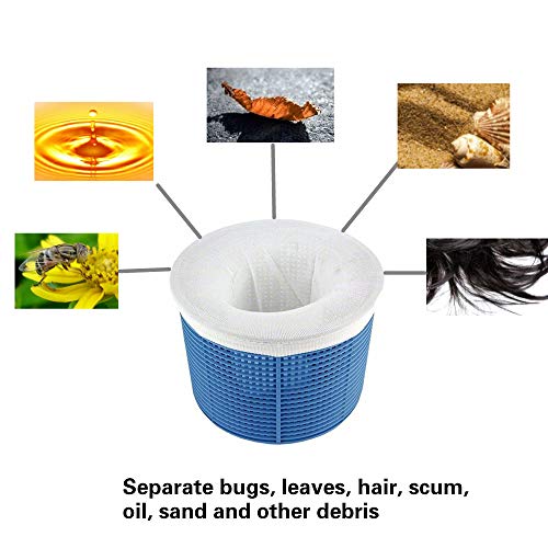 VIHOME Pool Filter Socks, 30-Pack of Pool Skimmer Socks - Perfect Savers for Filters, Baskets and Skimmers Cleans Debris - Thumbnail 2