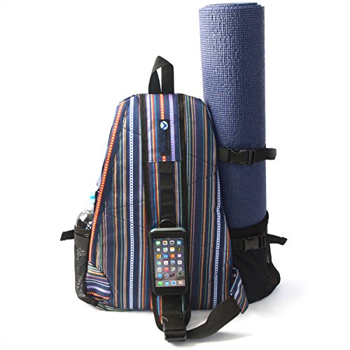Aurorae Yoga Mat Bag. Multi Purpose Cross-Body Sling Back Pack. Mat Sold Separately. - Thumbnail 4