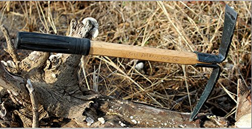 All Forged Extra Thickness Steel Construction Weeding Hoe-Pick; Prospector's Adze Pick ,Professional Hand Held Pick Mattock Classic Digging Tool,Great for Cultivating and Weeding!