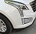 DeAutoBug Chrome Matte Finished Front Fog Light Decoration Cover Trim for Cadillac XT5 2017