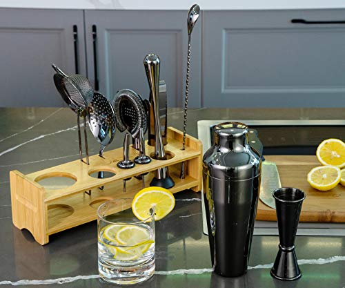 FayTun Bartender Kit with Stand | Bar Set Cocktail Shaker Set for Drink Mixing - Bar Tools: Martini Shaker, Jigger… – Bild 6