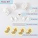 Chu-Chu Company Baby Safety Magnetic Cabinet Locks - Set of 4 Locks + 1 Key + 4 Stickers Reminders