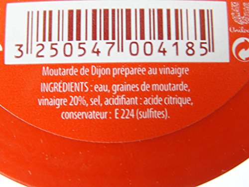 Amora Dijon Mustard - Fine and Strong - 5.3 oz jar, Three