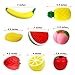 Prime Pack - 8 pcs Jumbo Squishies - Slow Rising Fruit Squishes - Apple Banana Lemon Mango Peach Pineapple Strawberry Watermelon - Cream Scented Kawaii Squishy - Stress and Anxiety Relief Wrist Toys