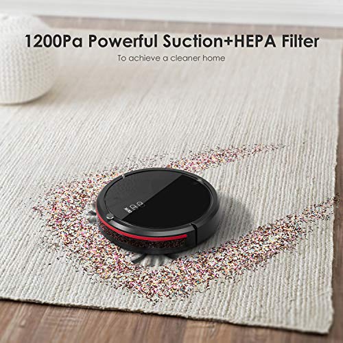 DEIK Robot Vacuum Cleaner with Schedule Cleaning, SelfCharging, Anti