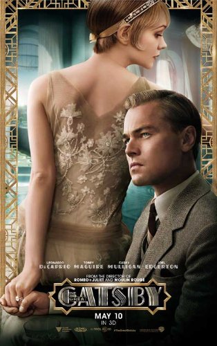The Great Gatsby (2013) 27 x 40 Movie Poster Leonardo DiCaprio, Joel Edgerton, Tobey Maguire, Style B