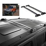 T-Foot For 06-10 Hummer H3 H3T Roof Rack Cross Bars Set W/ Lock Luggage