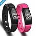EFOSHM Fitness Tracker Wristband Watch Bracelet Upgraed K5 Plus Wireless Activity and Sleep Monitor Pedometer for Men Women Boys Girls Ladies Man Iphone Sumsung HTC (Black)