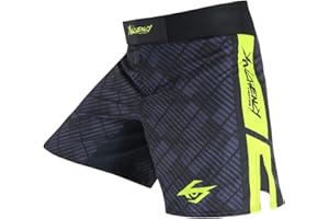 YWCHENCY MMA Shorts for Men Fight Grappling Shorts Mens BJJ Shorts for Men No Gi Mid Thigh