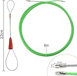 YAANBUNB 6m Fish Tape Wire Puller Nylon Cable Rod Kit Metal Lock for Insulation view 2