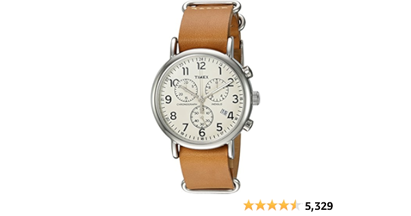 timex weekender chronograph amazon