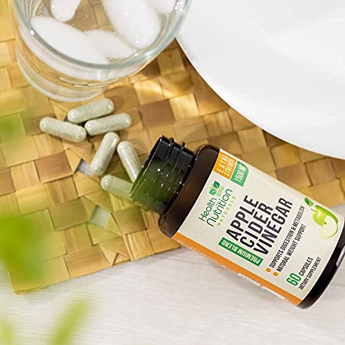 Apple Cider Vinegar Capsules High Potency Complex with Potassium