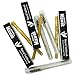 GOWO 3 Pack Miswak Sticks and Holders - Natural Teeth Whitening Kit - Natural Toothbrush - No Toothpaste Needed - Herbal Teeth Whitener and Breath Freshener - (Includes 3 Sticks and 3 Holders)