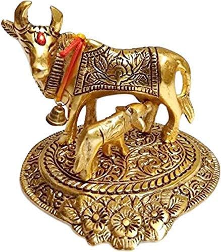 sdshopping Decorative Cow with Calf Idol Statue for Home Decor