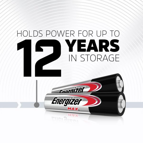 ENERGIZER AA BATTERIES AND AAA BATTERIES, 24 MAX DOUBLE A BATTERIES AND 24 MAX TRIPLE A BATTERIES COMBO PACK, 48 COUNT