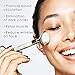 Jade Roller for Face + Compressed Sheet Mask Face Facial Massager Kit SPA Grade Tool Reduce Puffy Eyes Wrinkles Moisturizer Treatment Anti Aging Rejuvenate Skin Care Relaxation Authentic for Womenthumb 1