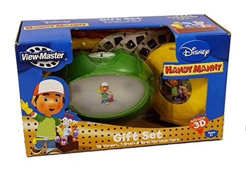 Handy Manny View-master Gift Set 3D Viewer, 3 Reels and Reel Storage Case