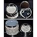 eing Portable Auto Car Cigarette Ashtray Ash Bling Crystal Smokeless Stand Cylinder Cup Holders,Silver