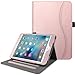 Fintie Case for iPad Mini 4 - [Corner Protection] Multi-Angle Viewing Folio Smart Stand Protective Cover with Pocket, Auto Wake/Sleep, Compatible with iPad Mini 5th Gen 2019 (Rose Gold)