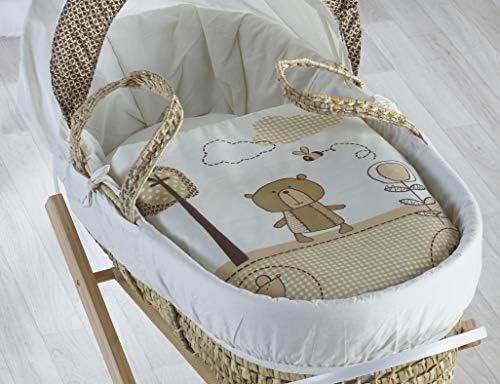 kinder valley teddy in the park moses basket