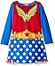 DC Comics Girls' Wonder Woman Long Sleeve Pajama with Cape