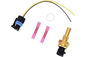 JSNOOKN Engine Coolant Temperature Sensor Temp with Pigtail Connector Kit for Chevrolet Impala Express Silverado Suburban 1500 2500 Buick Lucerne Rainier Terraza