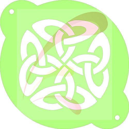 Celtic Knot, Cookie stencil, Cake Stencil, Coffee Stencil, Candy Stencil, Cupcake stencil for Royal Icing, powders, sugars, edible glitters and Airbrushing