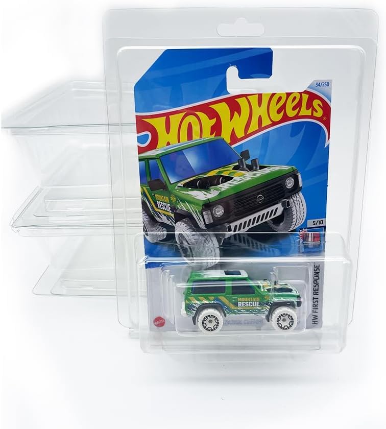 Photo 1 of 16Pcs Protector Packs Compatible with Hot Wheels Premium Model Car Clamshell Cases Plastic Display Protective Case Durable Display Shields Clear Die Cast Car Blister Pack Covers, 7.5 x 5.9 x 2 Inch