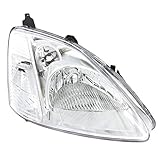 CarPartsDepot Fit 2002-2003 Honda Civic Si Front Facial Head Light Lamp Passenger HO2519103