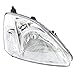 CarPartsDepot Fit 2002-2003 Honda Civic Si Front Facial Head Light Lamp Passenger HO2519103