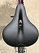Champion Gel Bike Saddle - Dual Spring Designed Suspension Artificial Leather Bike Seat Bicycle Saddle (Black)